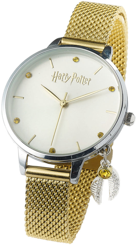 Harry Potter Golden Snitch Charm Watch Embellished with Crystals  - Official Licensed Product