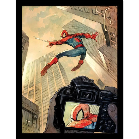 Marvel Comics Classic (Spider-Man Daily Bugle) Wall Art Print Framed